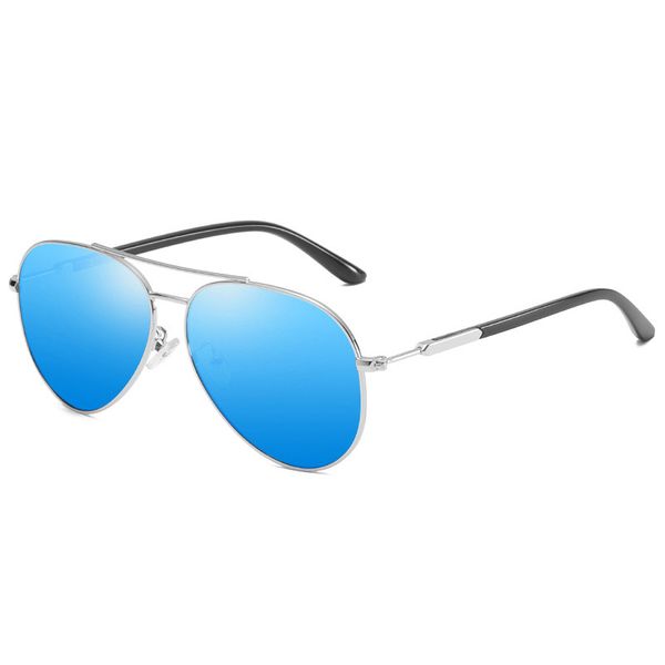 

new 2020 alloy frame classic driver men pilot blue sunglasses polarized eyewear accessories aviation sun glasses for women males, White;black