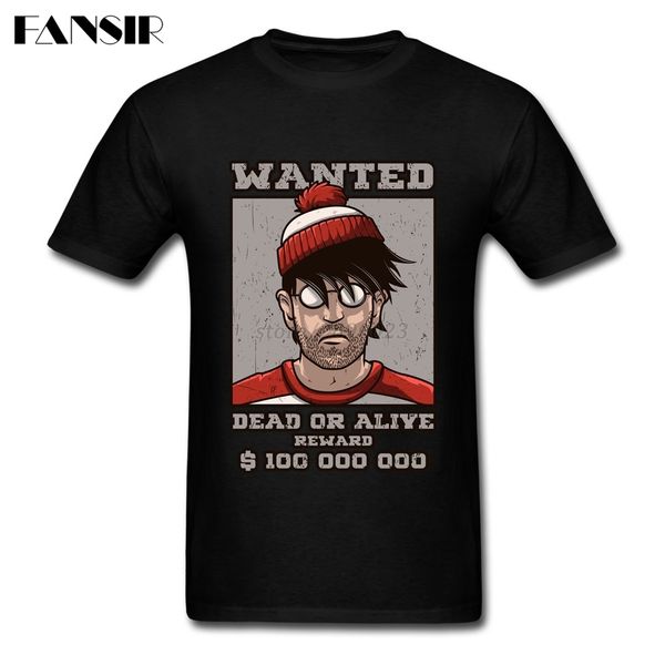 

2020 latest t-shirt men man's short sleeve cotton custom where's waldo clothes men t-shirt