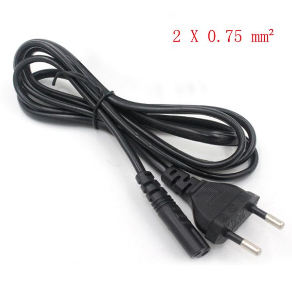 

computer cables & connectors 1.5m eu standard iec c7 to european 2-pin plug ac power cable lead cord figure 8 for camera tv speaker