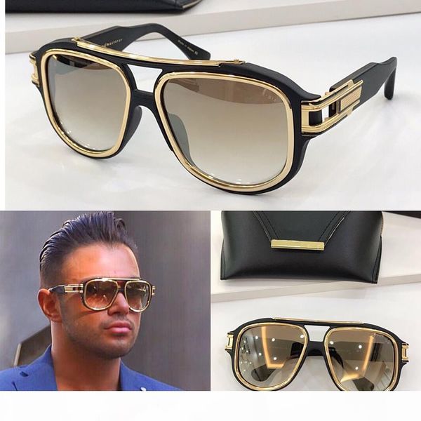 

2019 new fashion sunglasses g6 men designer metal vintage sunglasses fashion style square frame uv 400 lens with original case, White;black
