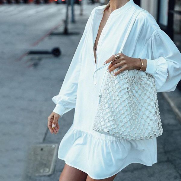 

vintage summer mini dress lantern sleeve dress celmia women's sundress pleated casual solid buttons loose party vestidos, Black;gray