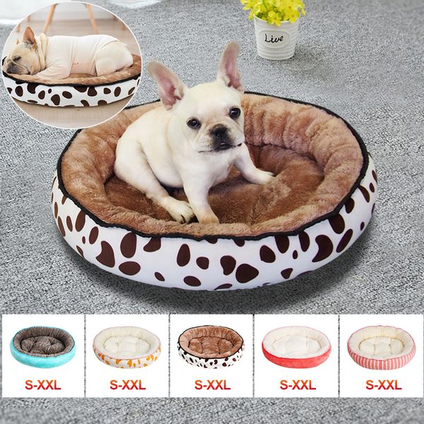 

winter warm dog bed comfy plush pet dog cat mat washable nonslip kennel sofa house for large dogs