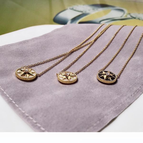 

hibeauty delicate white mother of pearl lucky red network can be worn eight-sided mountain star clavicle chain necklace over the united stat, Silver