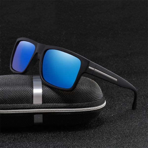 

new square sunglasses men polarized sun glasses retro vintage goggles men fashion uv400 driving eyewear, White;black