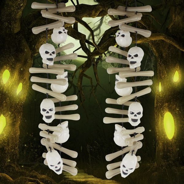 

halloween decorations bone string haunted house decorations horror bones ktv bar party simulation props supplies