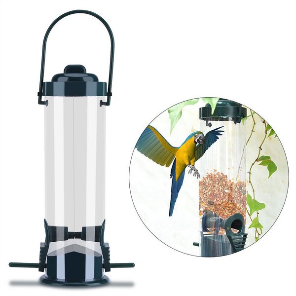 

plastic hanging wild bird feeder hanger squirrel perch outdoor garden feeding seed container atrovirens life fun dda739 outdoor activities