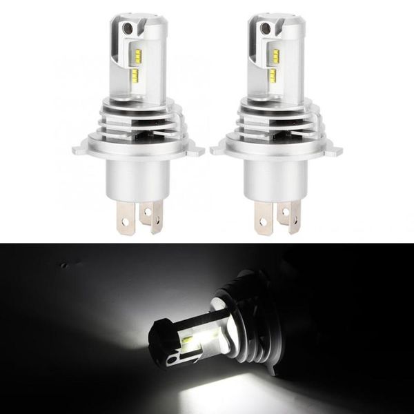 

m3pro wireless white car led headlight universal front headlight high brightness 6500k h4 h7 9005 dc12-24v 55w