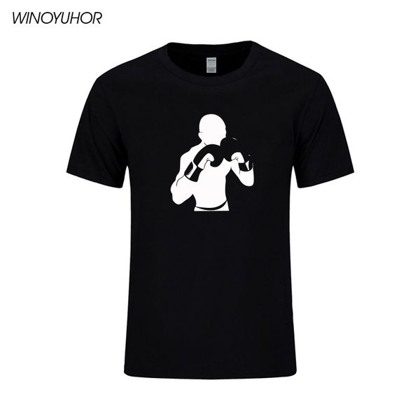 

boxinger sporting fighter t shirts men summer style short sleeve cool mens t-shirt cotton hip hop brand clothing
