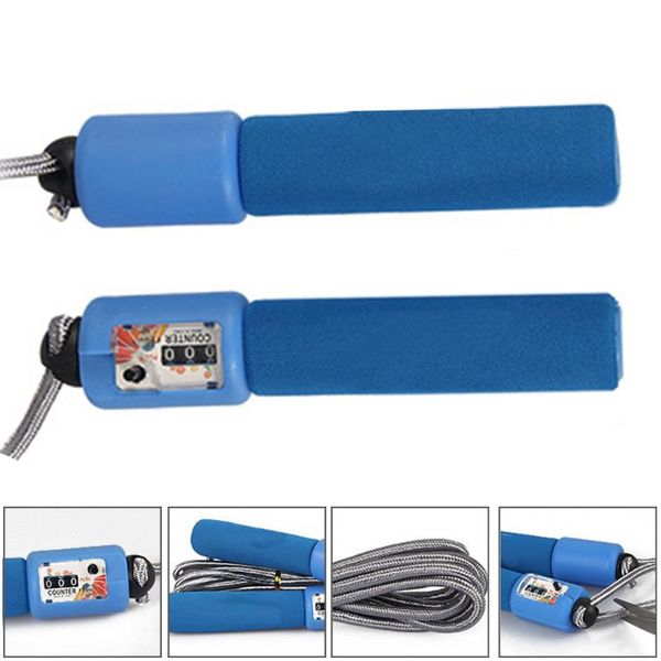

jump ropes outdoor indoor fitness equipment rope gift adjustable length skipping wire with counter lose weight for kids adults