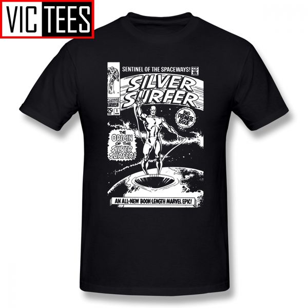 

mens silver surfer t shirts silver surfer john buscema t-shirt 100% percent cotton tee shirt funny streetwear tshirt