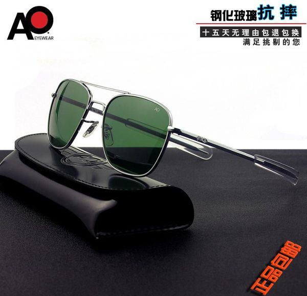 

2020 aviation sunglasses men women vintage brand designer american army optical ao sun glasses masculino, White;black