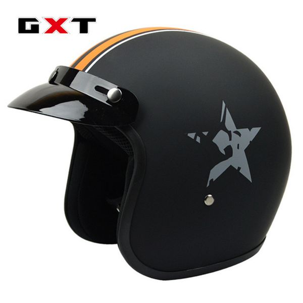 

2020 half open face motorcycle fiberglass helmet racing sport headgear vintage head motorbike women's helmets dot