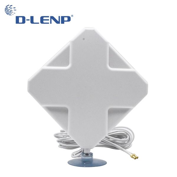 

cgjxs4g mimo antennas with ts9 35dbi gain 4g antenna 2 -ts9 connector for 4g modem router antenna with 2m cable signal amplifier t200608