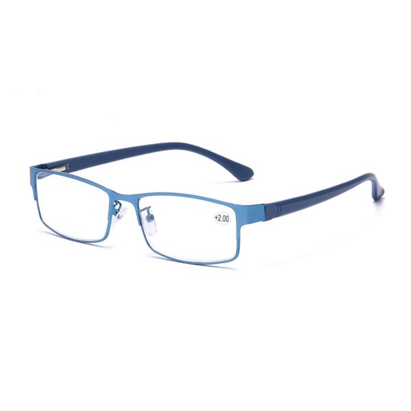 

new men business reading glasses magnifier male metal tr90 spring temple presbyopia spectacles hyperopia eyeglasses +1.0~+4.0 n5, White;black
