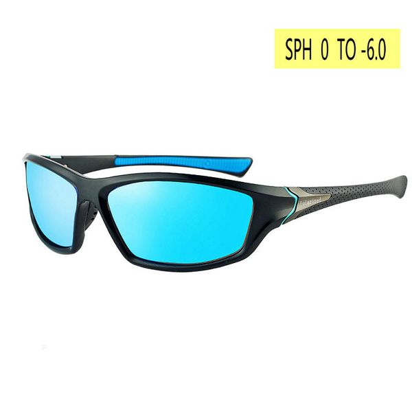 

2020 prescription -1.0 to-6.0 finished polarized myopia sunglasses men women short sighted optics driving goggles with box fml, White;black