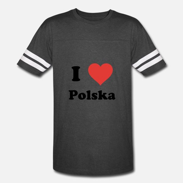 

i love polska t shirt men customize tee shirt euro size s-3xl slim fitness funny casual summer unique shirt