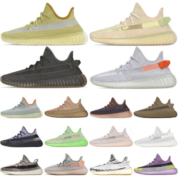 

2020 новый kanye west running shoes мужские тренеры женские чаусуры yecher eliada cinder зьон хвост свет пустыня мужчины спортивные кроссовк