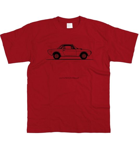 

motorholics mens original sketch lancia fulvia t-shirt s - 5xl
