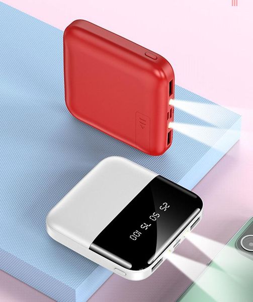 

cgjxsportable with mobile phone bracket two usb powerbank 6000mah charger power bank for mobile phone tablet pc external battery