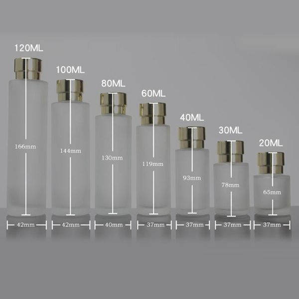 

glass new design 60ml 80ml frosted clear 50pcs/lot luxury toner bottle