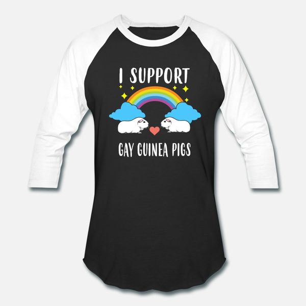 

i support gay guinea pigs lgbt pride t shirt men printed tee shirt o-neck leisure fitness comical spring autumn original shirt