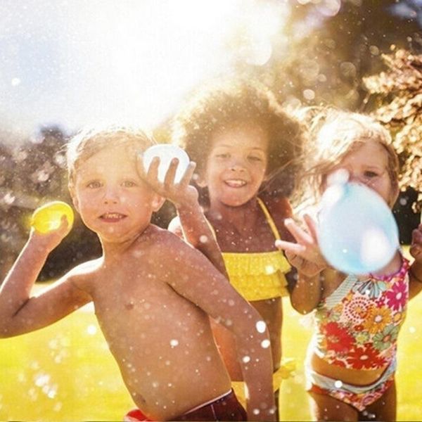 

water polo magic water balloon colorful summer kid fun water ball quick fill party game toy beach toy 111 pcs
