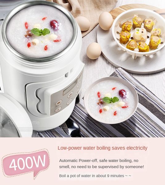 

220/110v portable electric kettle travel multi-function l thermal kettle