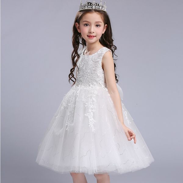 

flower girl dresses party communion pageant dress for little girls kids/children dress for wedding flower girl kjoler, Red;yellow