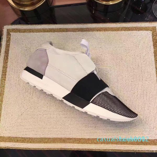 

new designer shoes mens casual shoes 2019 new fashion flats runners racer luxury shoes womens 1 c12, Black