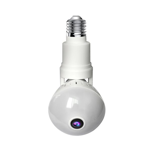 

cameras 2mp ip camera bulb lamp light wireless hd 360 degrees panoramic wifi home security video surveillance indoor night vision