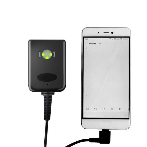 

scanners barcode ms4100-otg 2d qr code coms reader auto fixed mount support otg interface black