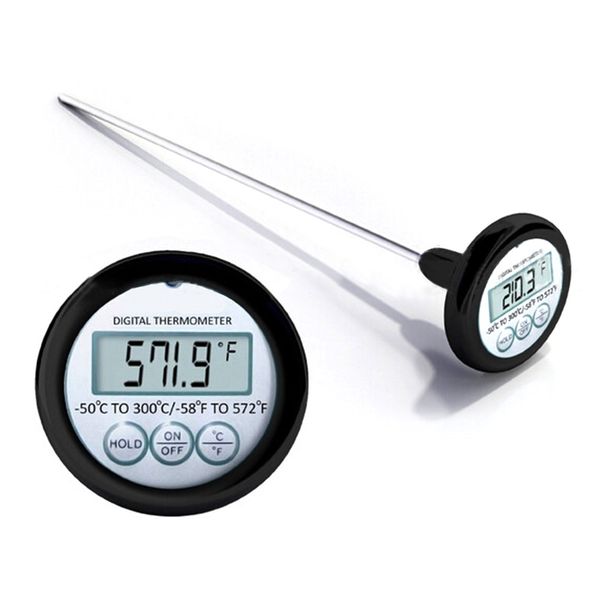 

digital food probe meat instant read thermometer cooking bbq kitchen temperature