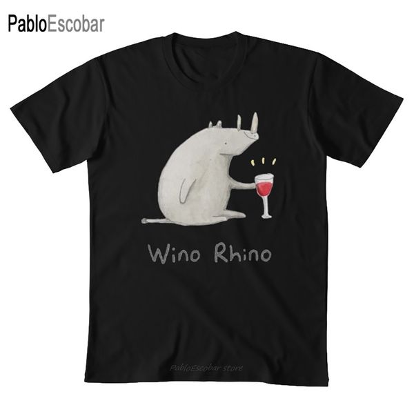 

wino rhino майка алкаш носорог вина носорог животное смешной милый пить алкоголь глупо