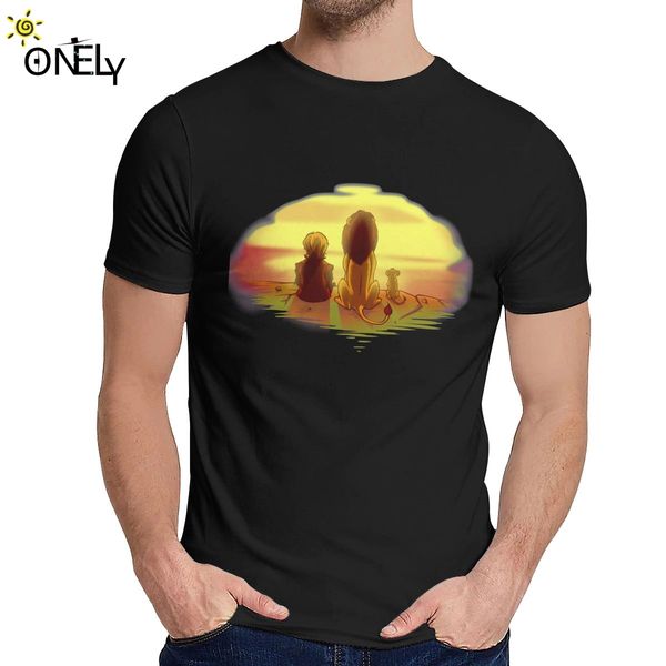 

summer man tee shirt забавный король лев муфаса simba тирион ланнистер натуральный хлопок пародия футболка