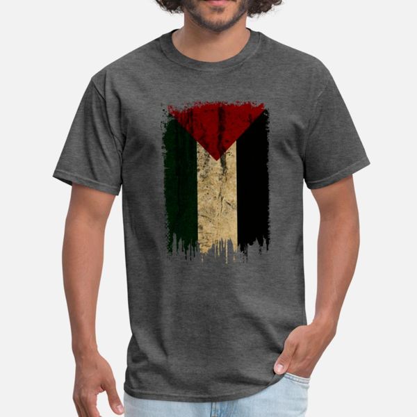 

palestine grunge vintage flag t shirt men personalized cotton s-xxxl family fit fashion summer style novelty shirt