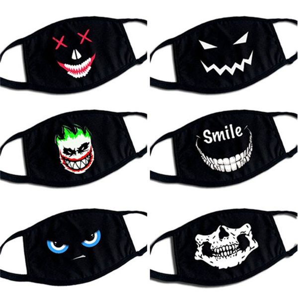 

зубы черепа респиратор мода черный лицевые маски многоразовые дыхательные mascherine моющийся анти pm 2,5 дамы дети 3 5bba c2