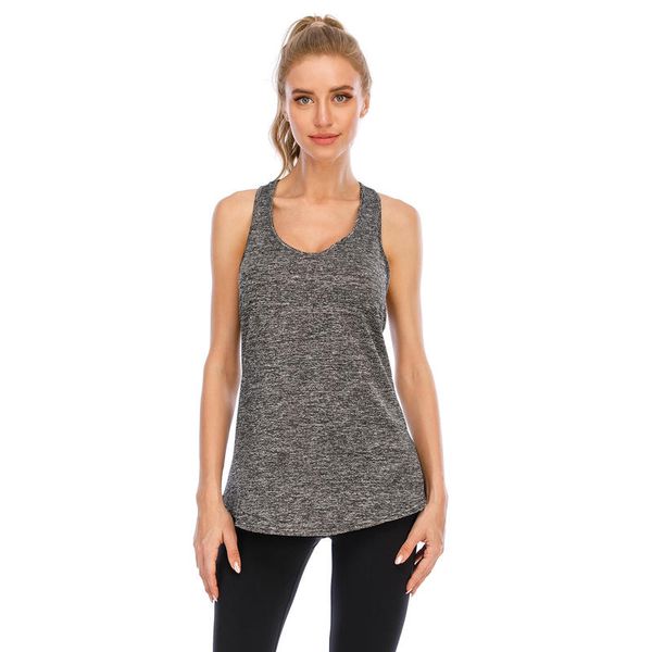 

womens lightweight round neck sleeveless tank quick-drying breathable mesh tees for sports yoga fitness gym activewear, White;red