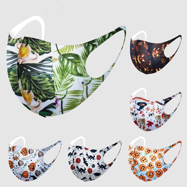 

dhl face mask halloween for christmas mask fashion 3d printing anti-dust breathable washable mask dhl