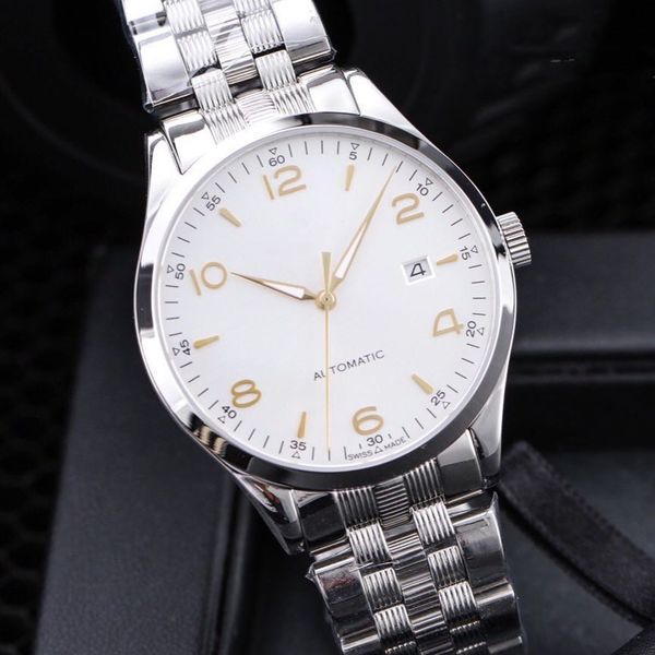 

9015 ultra-thin movement high-end watch, Slivery;brown