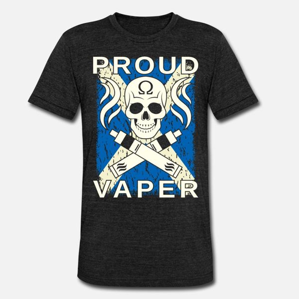 

гордые vaper шотландия тенниска мужчин custom 100% хлопок круглый воротник одежды сыпучие смешная весна природные рубашки