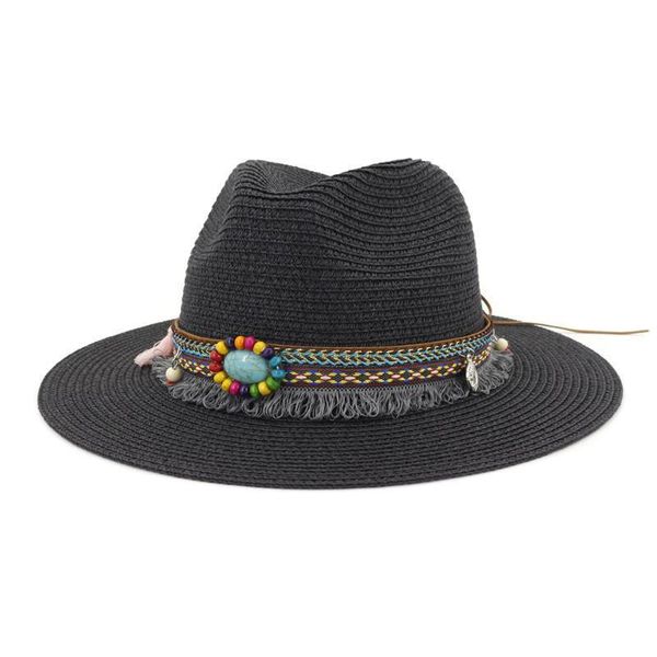 

2020 spring and summer new fashion outdoor casual couple straw hat wild fisherman hat ladies sunscreen shade beach sun, Blue;gray