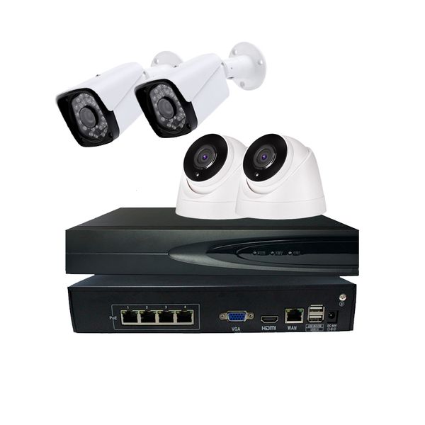 

systems 4ch 48v poe nvr system 3mp indoor and outdoor ip camera cctv home security