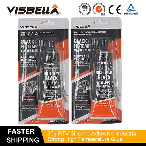 

visbella 2pcs rtv silicone gasket maker sealant 85g high temperature fast glue for engine drive housings repair hand tool sets