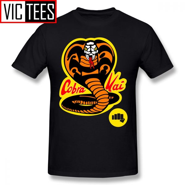 

мужские cobra kai футболки мультфильм печати cobra kai t-shirt man tee shirt printed xxx повседневный cute 100% хлопок tshirt