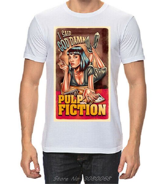 

pulp fiction quentin tarantino men's t-shirt fashion new with tags tshirt summer o-neck tee shirt