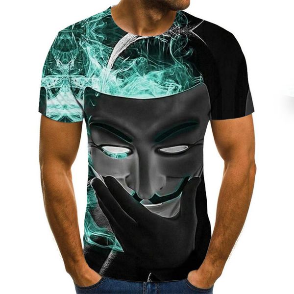 

joker face male clown homme 3d print shirts funny horror oversized men clothing