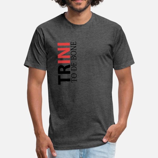 

trini to de bone t shirt men designs 100% cotton round neck trend fit fashion spring autumn natural shirt