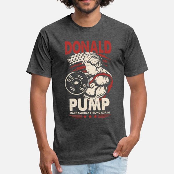 

donnald pump meme t shirt men designing 100% cotton size s-3xl fit interesting building summer style outfit shirt