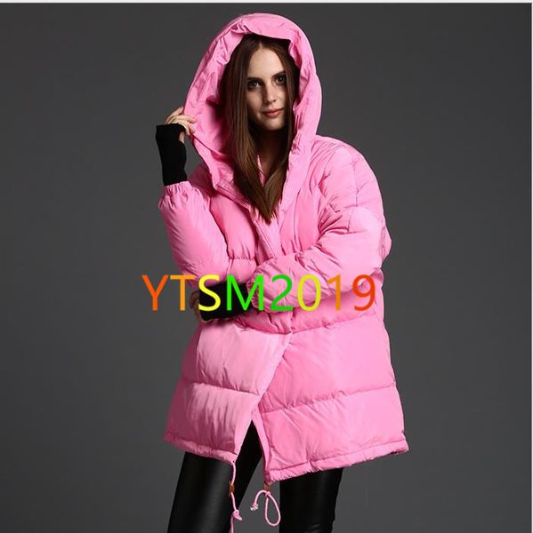 

вниз пальто для дам толстовка куртка теплая одежда вниз износ ветровка моды пуховые пальто зимние куртки, Black