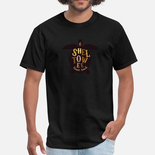 

sheltowee trace road t shirt men designs 100% cotton s-3xl standard famous basic spring autumn letter shirt, White;black